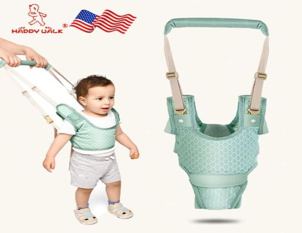 Baby Walker Toddler Yürüyüş Asistanı Elde Taşınır ve Yürüyüş Öğrenme Kemeri Çocuk Güvenliği Nefes Alabilir Bebek için Yürüyüş Koşumu 6312433