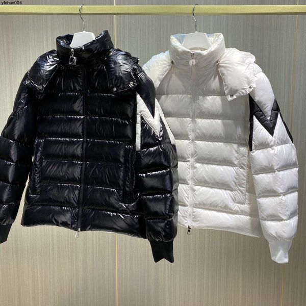 Mens Down Jacket Parkas Roupas Acolchoadas Jaquetas Pretas Casacos Ao Ar Livre Manter Quente Unissex Outerwear Proteção Fria Braçadeira Decoração Plus Size If0y