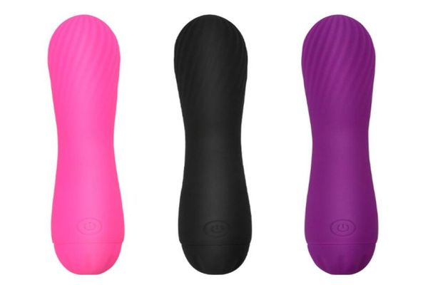 10 Velocidade À Prova D 'Água USB Recarregável Mini Bala Vibrador Gspot Clitóris Estimulador Anal Vibrador Vibrador Adulto Brinquedo Do Sexo para Woman1603791