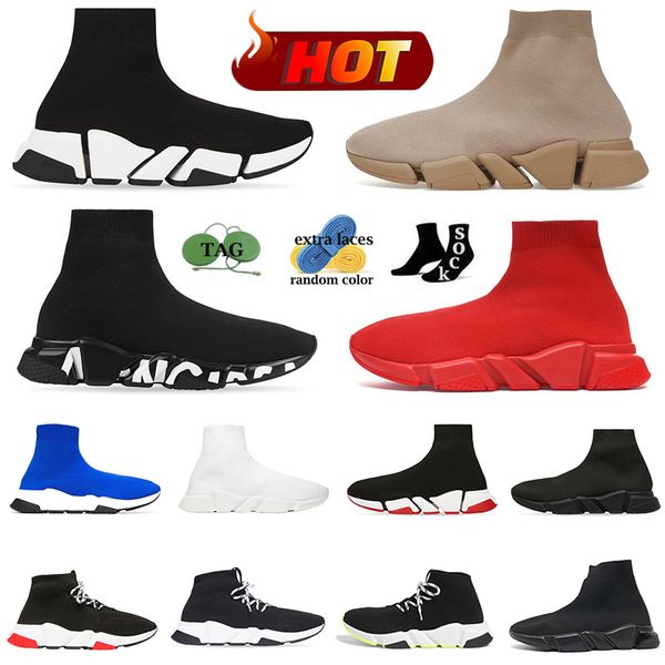 2024 novo produto meias sapatos homens mulheres tênis triplo preto azul vermelho verde claro único rendas confortáveis ​​mens mulheres tênis macio tênis esportivos ao ar livre