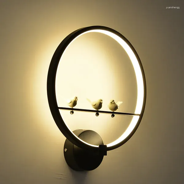 Wandlampen Nordic Moderne LED Engel Lichter für Wohnzimmer Schlafzimmer Nachttischbeleuchtung Backet Lustre Home Deror Fixture