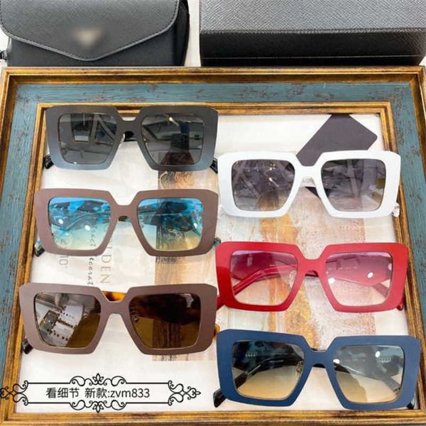 2024 Luxusdesigner von Luxusdesigner neuer Männer- und Frauen Sonnenbrille aus Metal Net Red Ins gleiche Style Persönlichkeit Big Box Fody Men PR93Ws