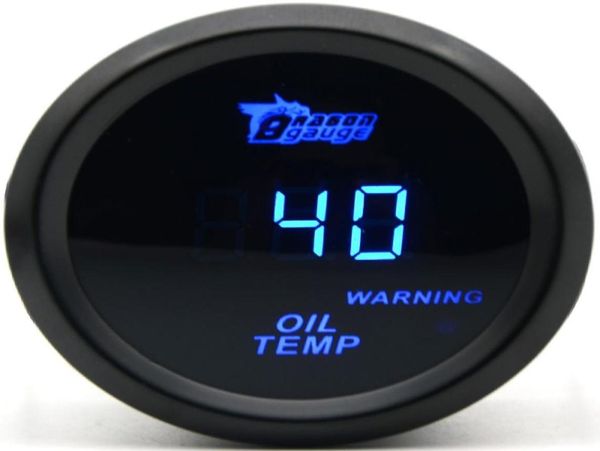 MEDIDOR DRAGÃO 2 polegadas 52MM Medidor de temperatura do óleo Cor preta Digital Azul Led 40150 C3998924