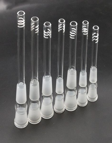 Acessório para fumar 18 mm Vidro Downstem Difusor Redutor para baixo da haste para bongos de água com 6 cortes 6436826