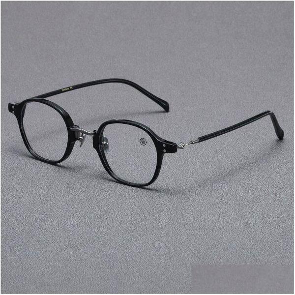 Óculos de sol óculos ópticos para homens mulheres retro designer Gms-621Ts moda folha óculos acetato quadro detalhado elasticidade oval st otbra