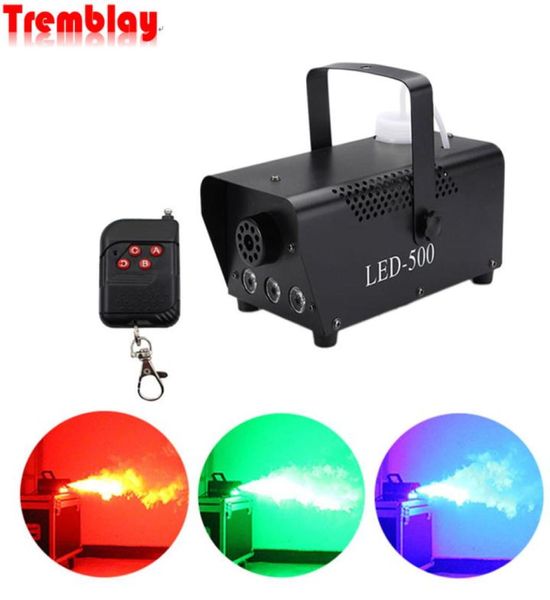 Máquina de fumaça colorida para discoteca rápida, mini led remoto, ejetor, dj, festa de natal, luz de palco, máquina de neblina 4478109