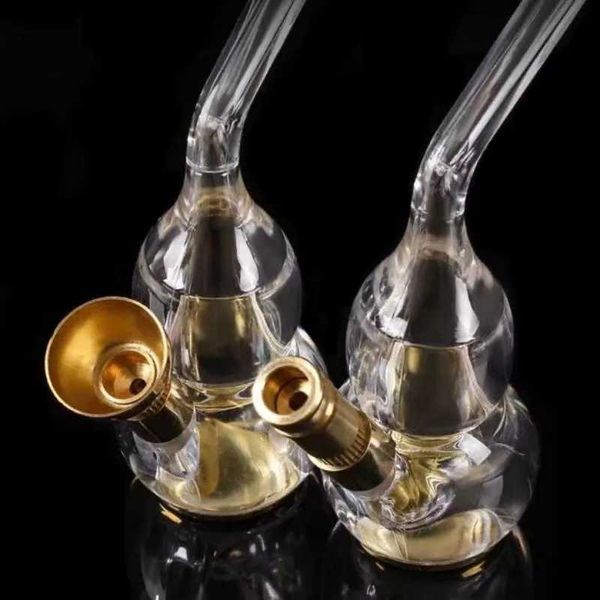 Outros Home Garden Mini Hookah Tabaco Cachimbos Presente Metal Cigarro Titular T240309