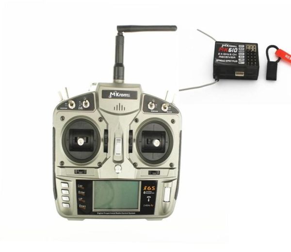 DX6i RC Full Range 24GHz DSM2 6 canais de controle remoto com receptor MK610 Mode1 ou Mode2 para helicópterosAviões76766509770945