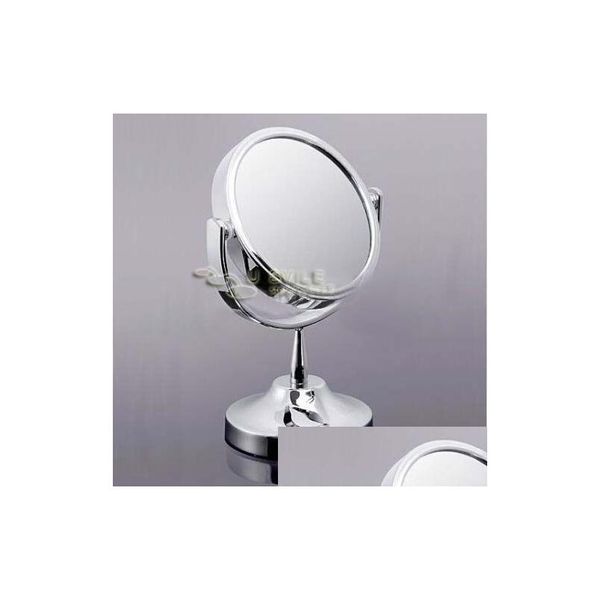 Espelhos compactos Beleza Maquiagem Espelho Cosmético Dupla Face Normal e Ampliação Stand Mirrort01 Drop Delivery Saúde Beleza Maquiagem Ma Dhjcn