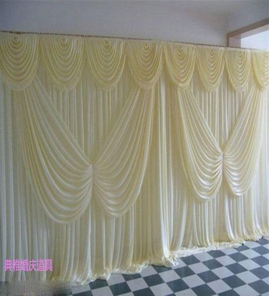 Fondale di nozze di alta qualità Tenda ad angolo Ali con paillettes Decorazioni di nozze economiche 6m3m Sfondo di stoffa Scena di nozze Deco8802557