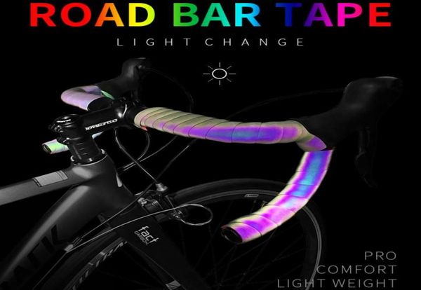 Radfahren Lenkerband Licht Reflektierende Fahrrad Bar Band MTB Rennrad Band Wrap Pu Leder Fahrrad Lenker Bänder Fahrrad Accessori8065621