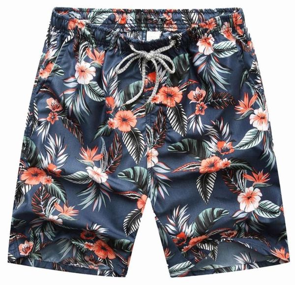 Novo seobean floral dos homens casa têxtil board shorts homens praia maiô curto bermudas beachwear maiô de secagem rápida 7479285