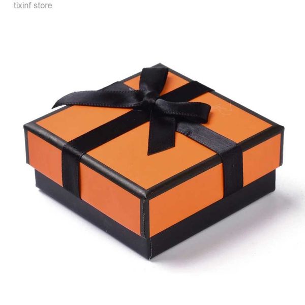 Подарочная упаковка 18/24 шт. Картонные подарочные коробки для хранения подарков Квадратные коробки для ювелирных изделий Браслеты Серьги Ожерелье Упаковочная коробка 7.2x7.3x3.1cm T240309