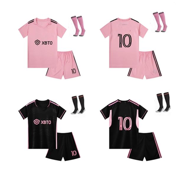 Kit camisa de futebol masculino + infantil terno de treinamento de futebol 23 24 camisas de futebol Miami camisas de futebol MLS futebol 2023 2024 MESSIS Home Away