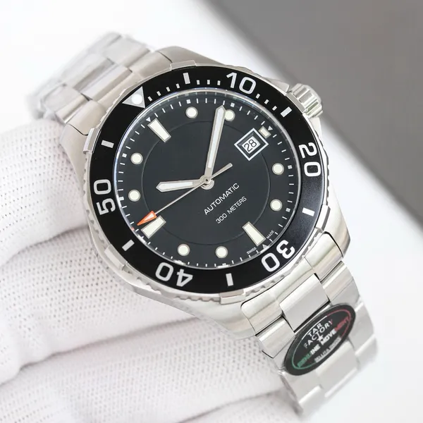 WAN2110.BA0822 TWA Fabrik 1:1 SuperClone 41 mm Herrenuhr, automatisches mechanisches Schweizer Sw200-Uhrwerk, Keramiklünette, Designer-Luxusuhren, Saphirglas, 03