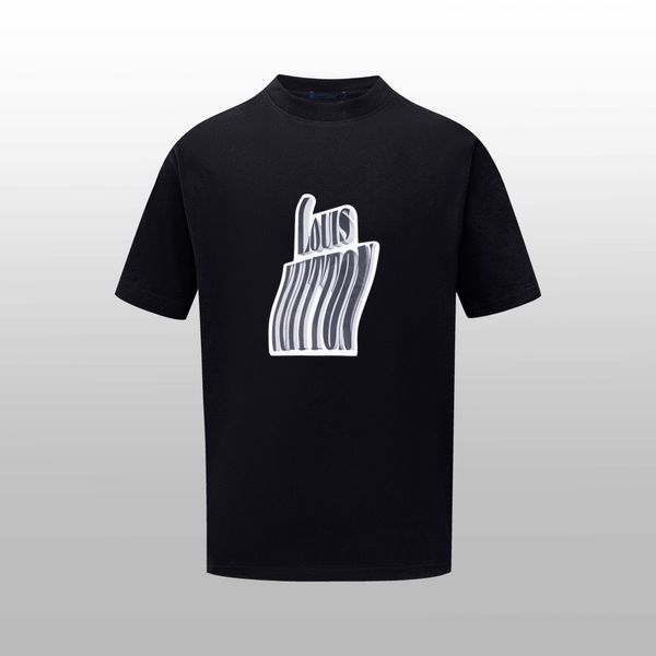Hohe Version Sommer Herren und Damen gleichen Designer T-Shirt Baumwolle lose reflektierende Casual T-Shirt Alphabet Print Kurzarm-Shirt Hip Hop Streetwear T-Shirt #23