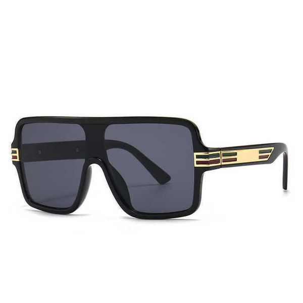 2024 Luxusdesigner von Luxusdesigner neuer Männer- und Frauen -Sonnenbrille vor 8648 Paris Walk Mode Large Frame Onepies -Brille