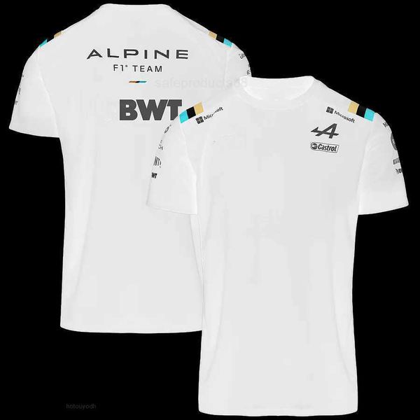 Magliette da uomo 2024 Magliette casual da uomo girocollo_ Magliette da tifoso Alpine F1 Racing_ Sport estremi all'aperto_ Ragazzi ad Adu