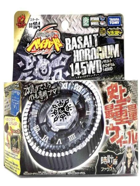 100 ОРИГИНАЛЬНЫЙ Tomy Beyblade BB104 145WD Basalt Horogium Battle Top Sr Set AS CHILDREN039S DAY TOYS 2108038612478