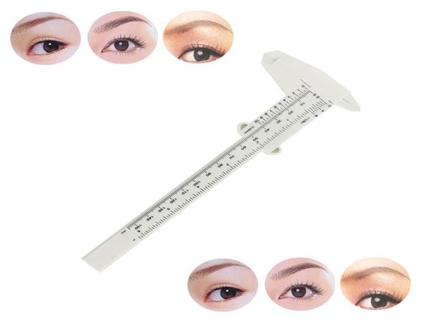 2017 estênceis de sobrancelha 1 peça microblading reutilizável maquiagem medida guia de sobrancelha régua ferramentas permanentes stencils5046749