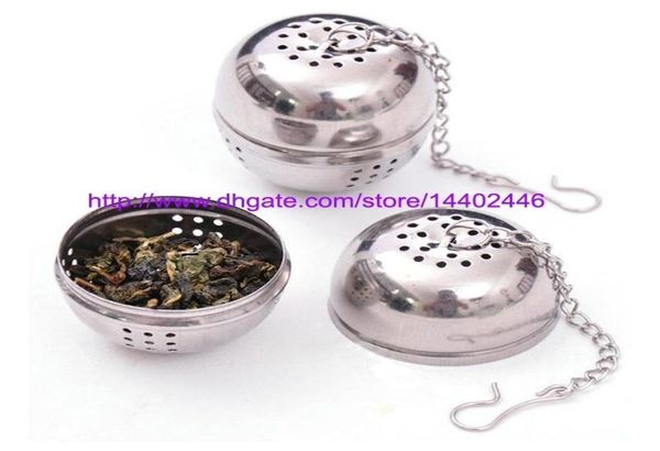 100 pz In Acciaio Inox A Forma di Uovo Palline di Tè A Forma di Uovo Bollitori Infusore Filtro Chiusura Spice Ball 4 cm 15487560250