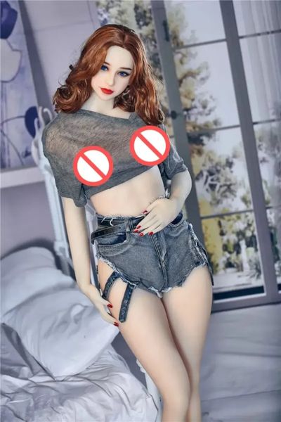 Hochwertige Silikon-Sexpuppen, 158 cm, echte japanische Anime-Liebespuppe, realistisches Spielzeug für Männer, Big Life Lovedoll, Sexpuppe für Männer