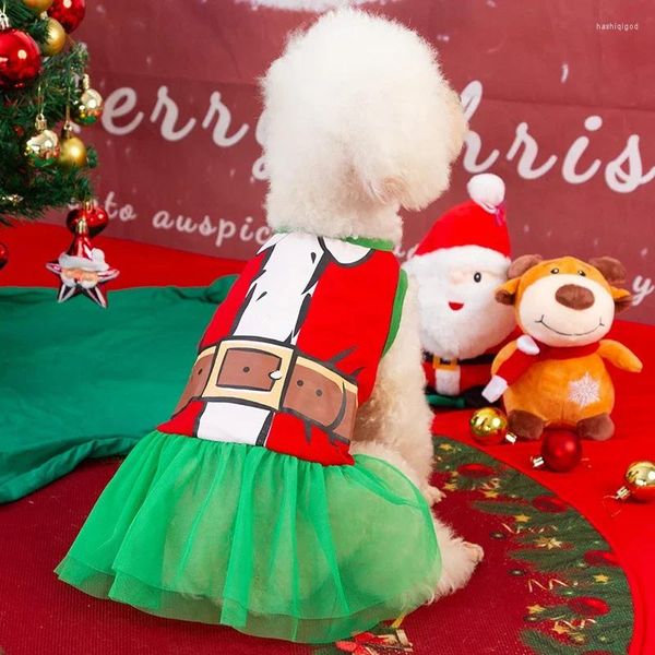 Vestuário para cães Natal roupas para animais de estimação vestidos gato vestido de malha filhote de cachorro roupas por atacado para cães pequenos chihuahua