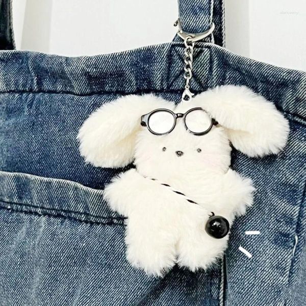 Schlüsselanhänger Mini süße Plüsch Cartoon Puppe Charme Schlüsselanhänger weiche gefüllte Ornament Schlüsselanhänger schöne Anhänger für Geldbörse Tasche Rucksack Handtasche