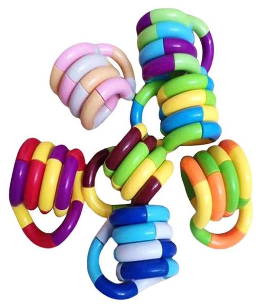 Tangles Toys Relax Therapy Sollievo dallo stress Sensazione di avvolgimento Giocattolo Decompressione Cervello educativo Immagina Strumenti per mettere a fuoco9818028