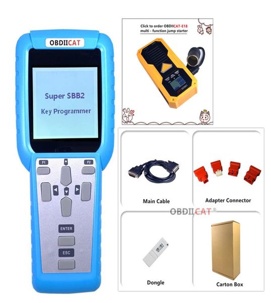 Super sbb2 programador chave automática portátil super scanner sbb 2 programador chave immoodometertpmsepsbms suporte multi marca cars9192131