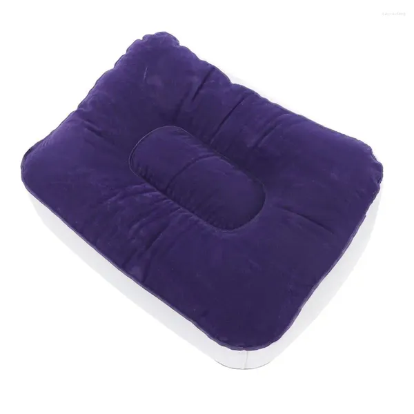 Cuscino poggiapiedi gonfiabile per sgabello gonfiabile per il relax del piede da ufficio per il viaggio aereo portatile