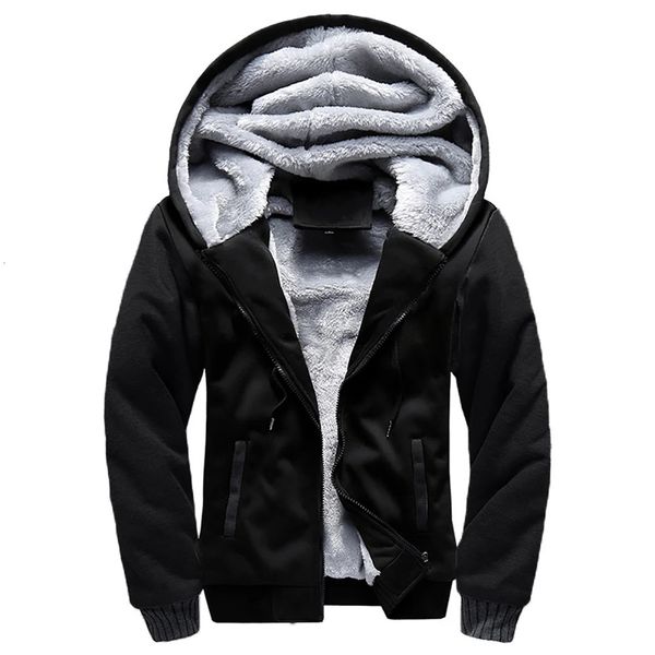 Herren Fleecejacke Camouflage verdickte Jacken Kapuzenmantel Winter Langarm Daunenmäntel Casual Streetwear Herren Hoodies 240228