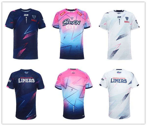 2024 Novo Melbourne Rebels Rugby Away Rugby Jersey Camisas Mens Sportwear Moletons Ao Ar Livre Camiseta