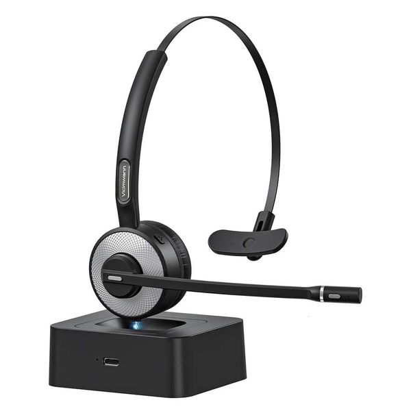 Wireless Bluetooth V5.3 Headset de microfone para PC