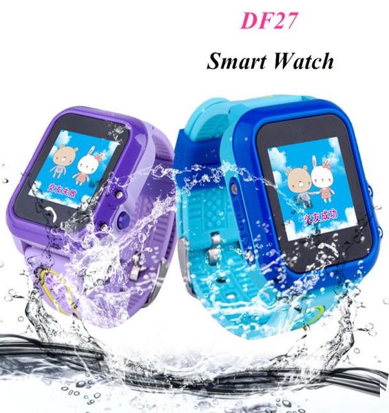 DF27 IP67 Wasserdichte Kinder Baby GPS Schwimmen Telefon Smartwatch SOS Anruf Standort Gerät Tracker Kinder Safe AntiLost Monitor9772154