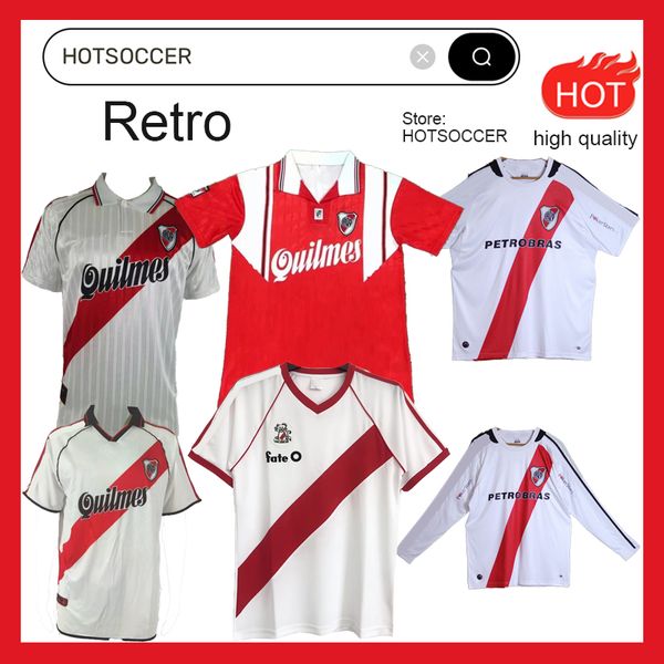 River Plate Fußballtrikots 98 99 Retro 09 101986 1995 1996 2009 2010 FALCAO TEO CAVENAGHI Vintage SALAS J.ALVAREZ PRATTO Fußballtrikots 86 95 96 00 01 09 10 Camiseta