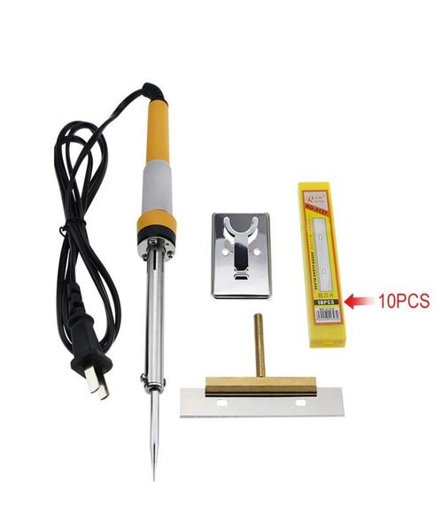 Kleber Clean Tool 60W 80mm Lötkolben TType Lötkolbenspitze Klinge Kleber Entfernen LCD-Bildschirm Separator Reparaturmaschine9451117