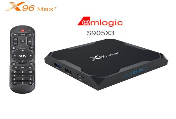X96 Max Amlogic S905X3 Android 90 Smart TV Box 24G 5G Wifi 8K Ultra HD VP9 Lettore multimediale HDR 1000M LAN BT40 SetTopBox4606018