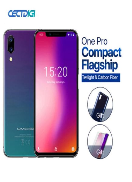 Umidigi one pro 4gb 64gb p23 octa core banda global 59quotcarga sem fio do telefone móvel android 81 nfc 12mp5mp duplo 4g smart8351806