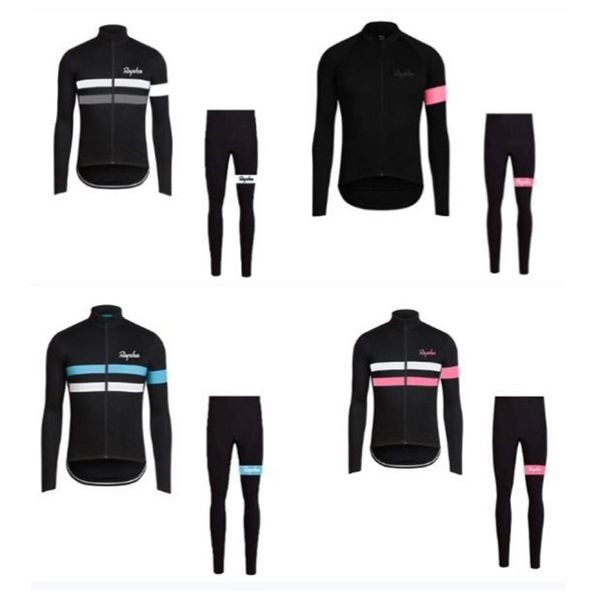 Pro Team RAPHA 2020 SpringAutumn Männer Radfahren Jersey Set Atmungsaktiv Racing Bike Sport Tragen Lange hülse MTB Fahrrad Kleidung1868535