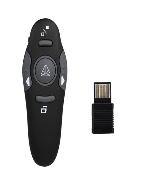 24GHz Kablosuz USB PowerPoint Sunumu PPT Flip Pen Pointer Tıkırma Sunucusu Kırmızı Işık Uzaktan Kumandalı Öğretmen için 4796927