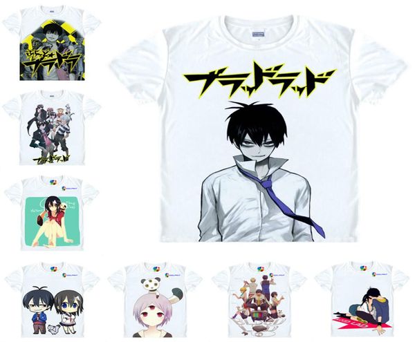 Camisa de anime SANGUE LAD Camisetas Multiestilos Manga Curta Staz Charlie Sangue Fuyumi Yanagi Cosplay Motivos Hentai Shirts5383729