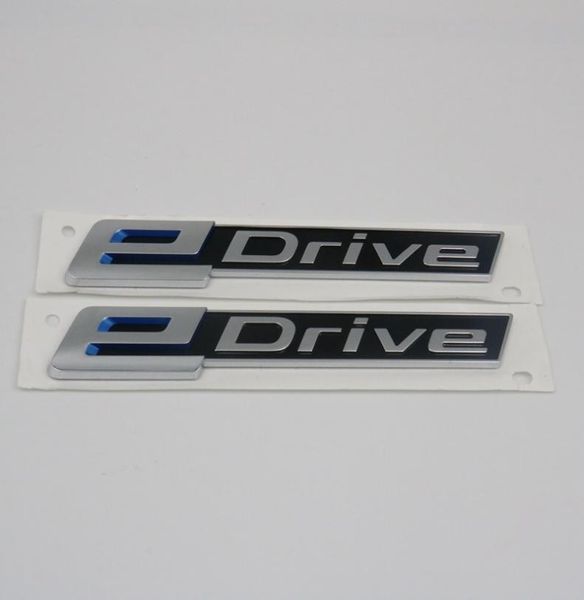 EDrive Car Side Fender Adesivo Coda posteriore Lettera Badge Emblem per BMW 7 X1 X3 X5 i8 e Drive6524475