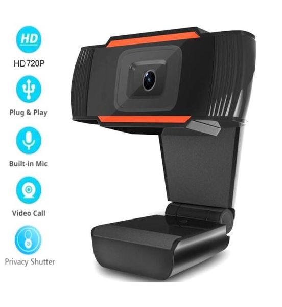 Webcam aziendale HD720P con software per microfono e copertura per la privacy Autofocus Streaming Videocamere Web USB per zoom di classe online Meetin3224375