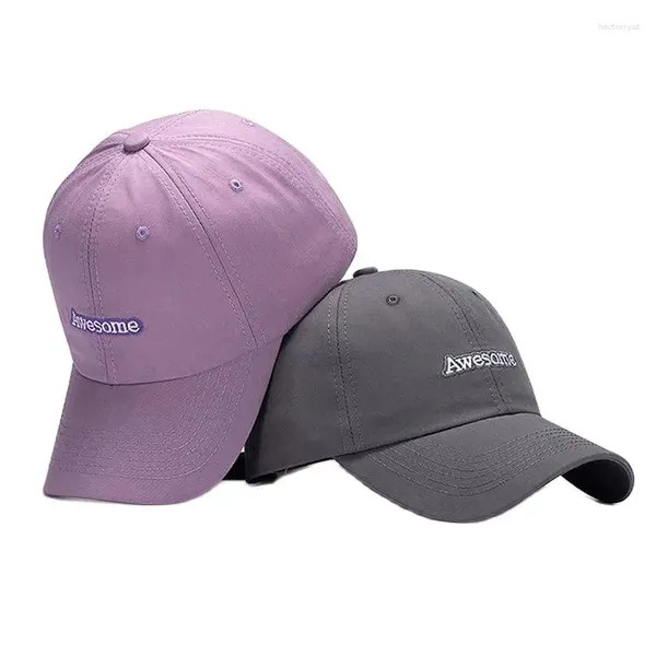 Bola bonés doit simples boné de beisebol para mulheres homens impressionantes letras bordados chapéu de sol esportes ao ar livre senhora snapback chapéus gorras