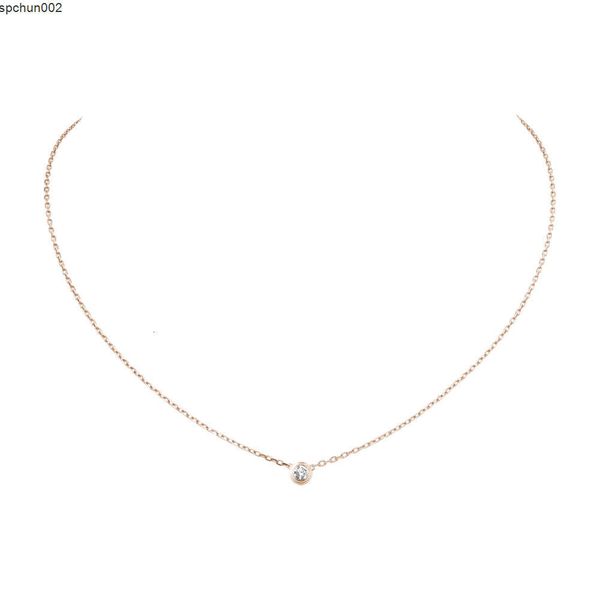 Designerschmuck Diamants Legers Anhänger Halsketten Diamant Damour Love Halskette für Frauen Mädchen Collier Bijoux Femme Marke Rz61