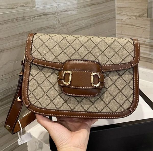 Top LOOP portafoglio su catena marrone edera Borsa a spalla firmata Donna uomo Pochette boulogne Sotto ascella mezzaluna Borsa Diane di lusso Borsa a tracolla in pelle Borsa tote con catena