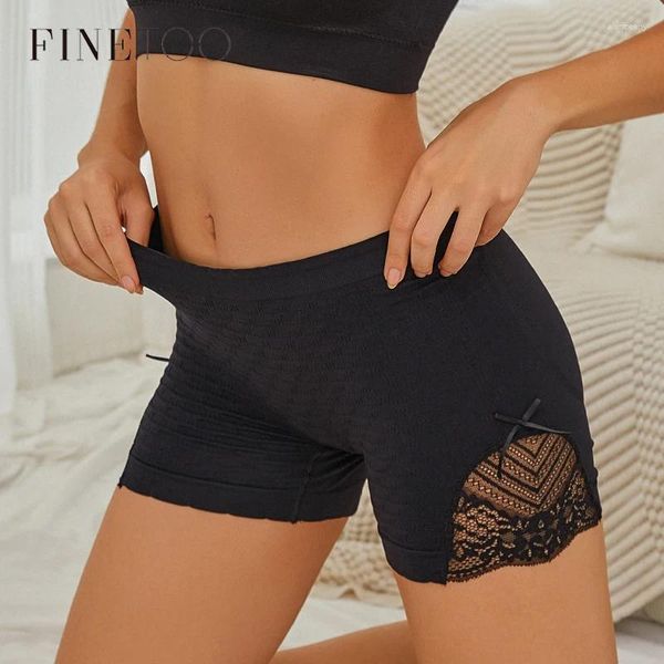 Mutandine da donna Donna Pizzo Vita alta Sicurezza Anti-esposizione Boxer Intimo Pantaloncini elasticizzati Slip Corsetto sexy Ventilare Lingerie sportiva