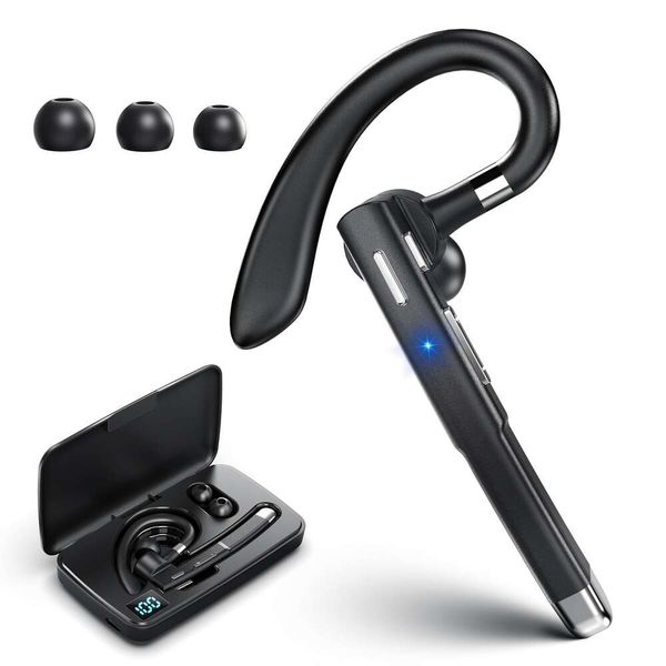 Kabelloser Bluetooth-Ohrhörer für Büro, Trucker-Headset mit langer Standby-Zeit