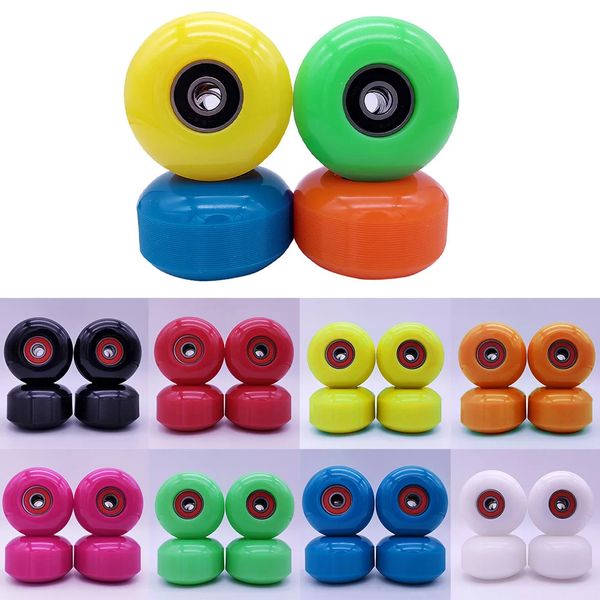 4pcs Kaykay tekerlekleri 52x32mm 95a Yumuşak Longboard kaykay tekerlekleri ABEC-9 Rulman Silin